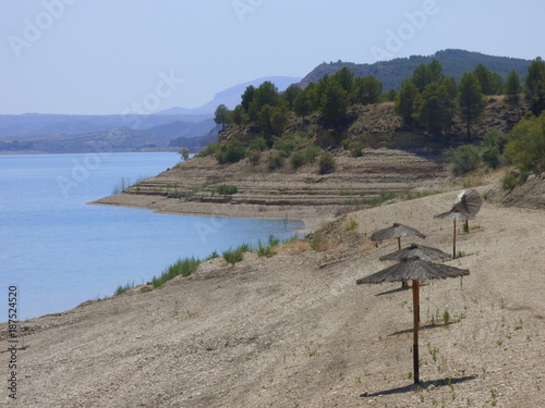 Embalse del negratin en Granada (Andalucia,España) entre Guadix, Freila, Zújar, Baza, Benamaurel y Cuevas del Campo photo