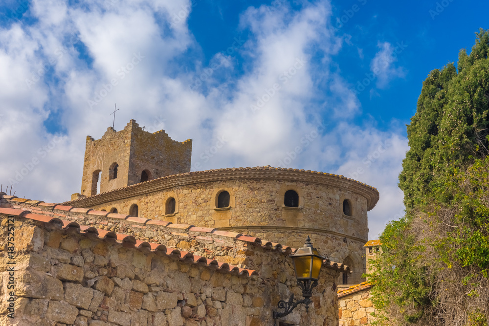 Old medieval village of Pals, Costa Brava, Catalonia, Spain