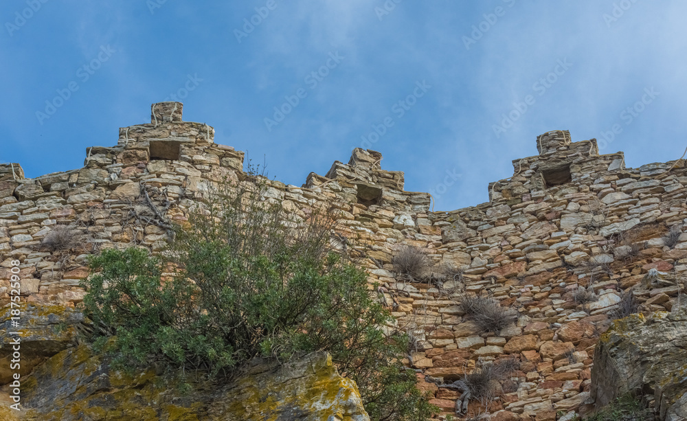 Old medieval village of Begur, Costa Brava, Catalonia, Spain