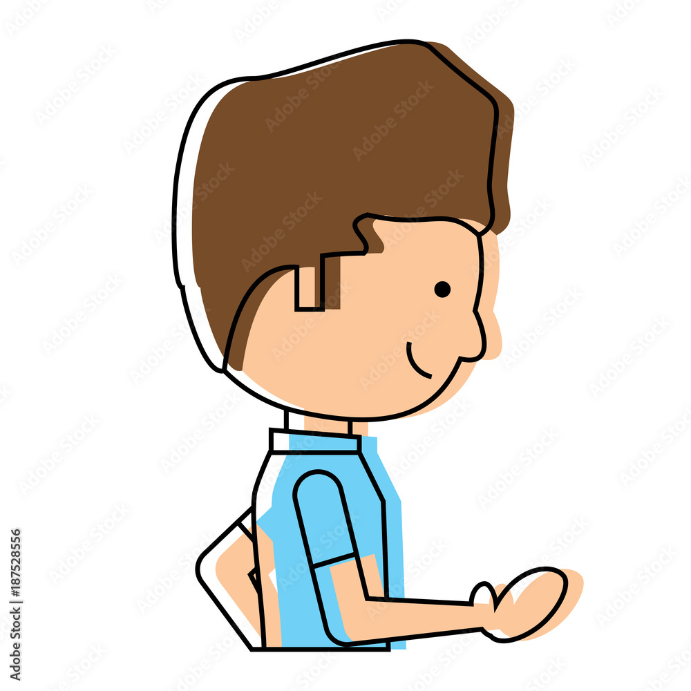 cartoon man icon