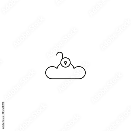 unlocked cloud icon