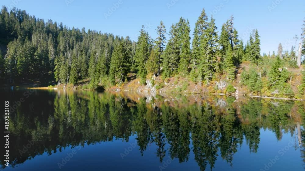 Incredible reflection of the forest and mountains in the huge lake. Landscape video. Nature video. 4K, 3840*2160, high bit rate, UHD Incredible reflection of the forest and mountains in the huge lake. Landscape video. Nature video. 4K, 3840*2160, high bit rate, UHD