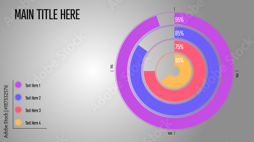 Outlined Infographic Charts