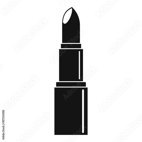 Lipstick icon, simple style photo