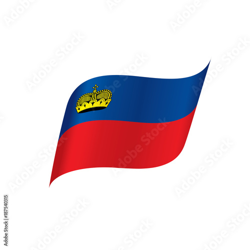 Free Download liechtenstein flag, vector illustration - GFXLoad