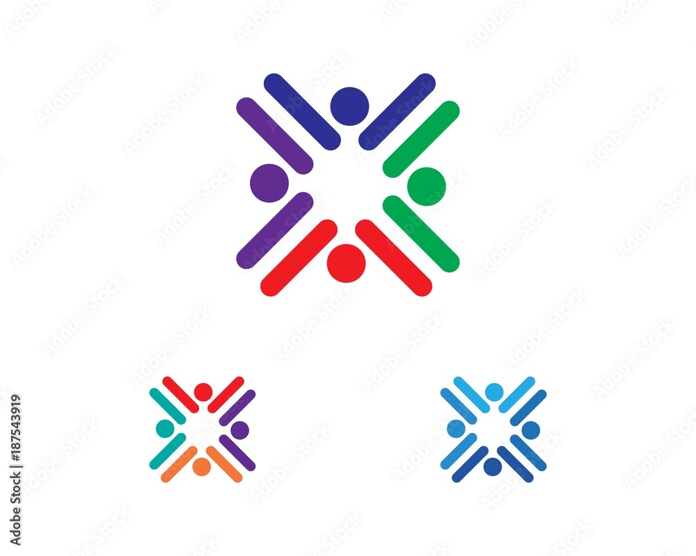 community care Logo template community care Logo template