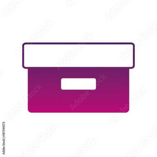 silhouette work box package object design