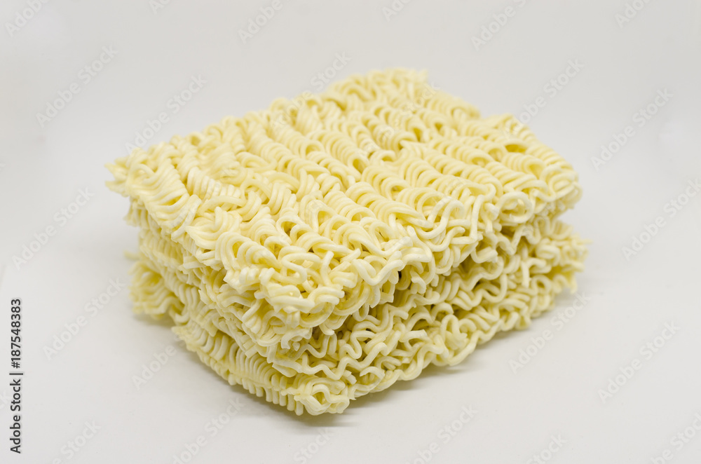 instant noodle isolated on white background. famous and popular food in asia instant noodle isolated on white background. famous and popular food in asia