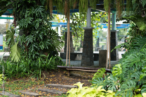 big cradle in a park located in Kelana Jaya lake, petaling jaya, selangor, Malaysia photo