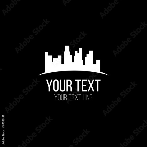 hotel and apartment logo concept