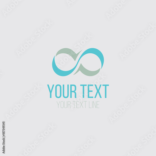 Infinity logo design concept