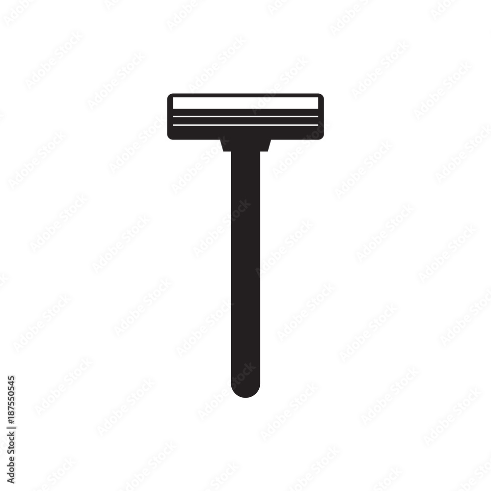 disposable shaving razor icon- vector illustration disposable shaving razor icon- vector illustration