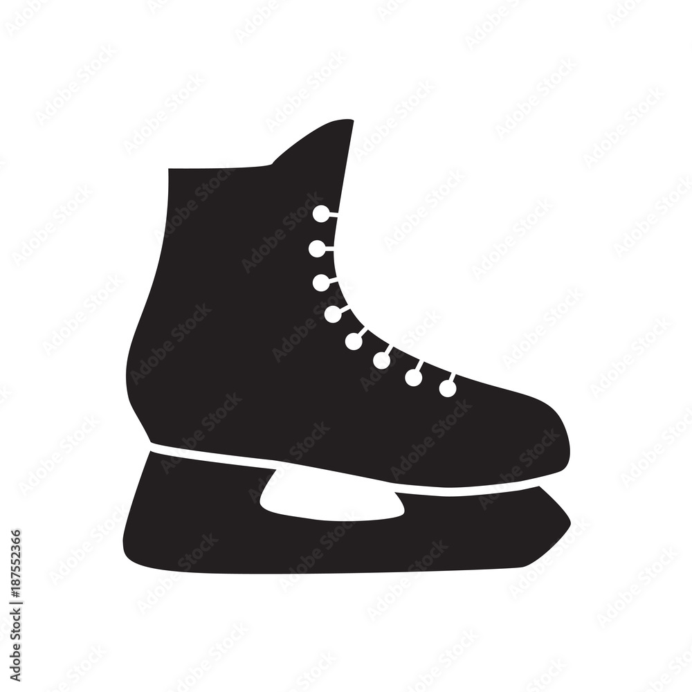 ice hockey skate icon vector illustration Stock Vector Adobe Stock