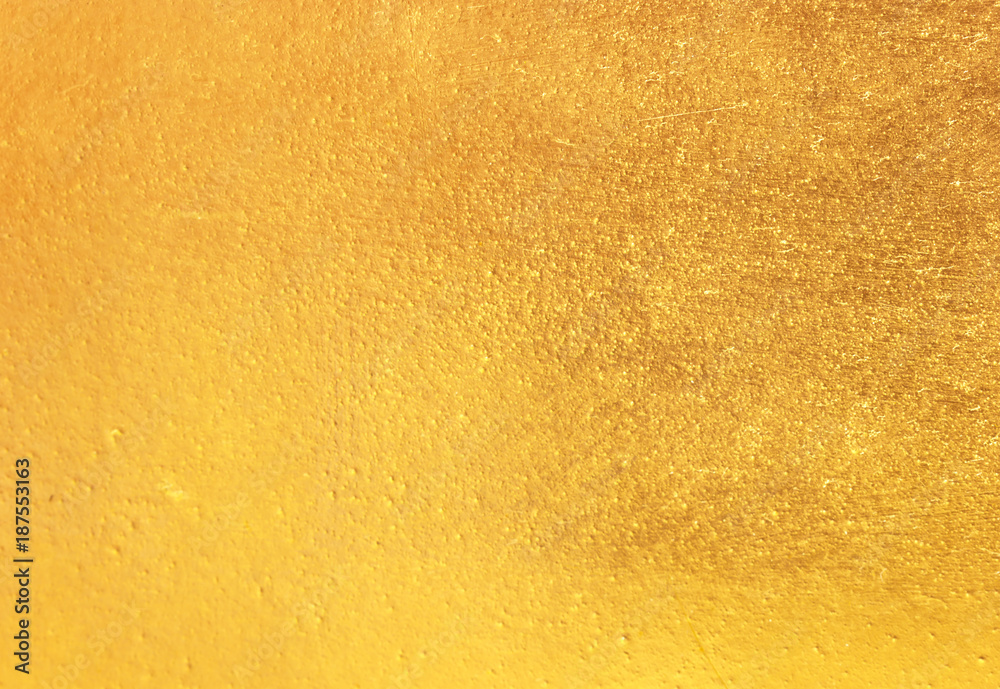 Shiny yellow leaf gold foil texture Shiny yellow leaf gold foil texture