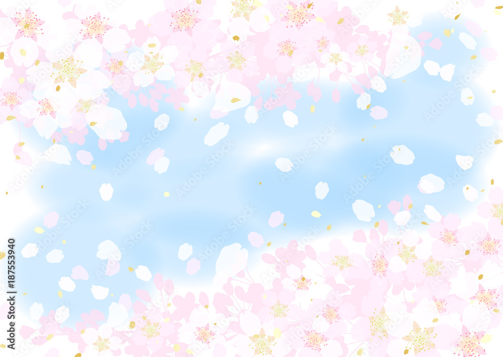 桜 青空 桜 青空