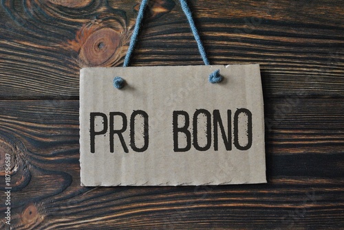 Tableau sur toile Pro bono