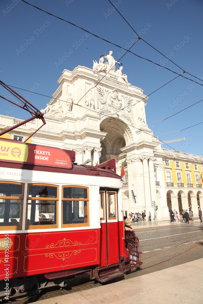 Tourist in beautiful Portugal. Lisbon.
