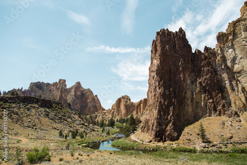 View of Smith Rock Oregon photo