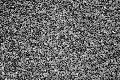 Gravel texture. Gravel background, Stones texture black and white concept, Background design