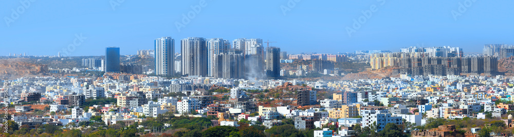 Fototapeta premium Hyderabad, INDIA - December 16 : Hyderabad is the fourth most populous city and sixth most populous urban agglomeration in India, on December 16,2015 Hyderabad, India
