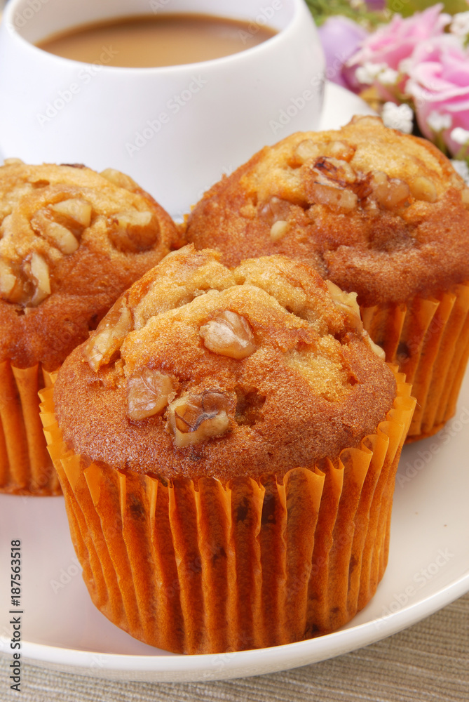 Muffin on the table Muffin on the table