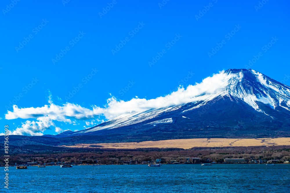 富士山と山中湖