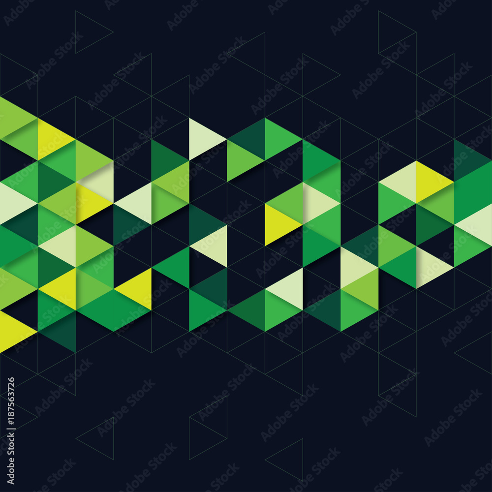 Obraz premium Abstract geometric background with polygonal triangles