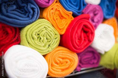 different cotton colour towels