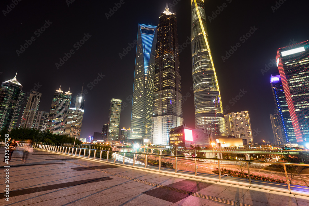 modern buildings in midtown of modern city