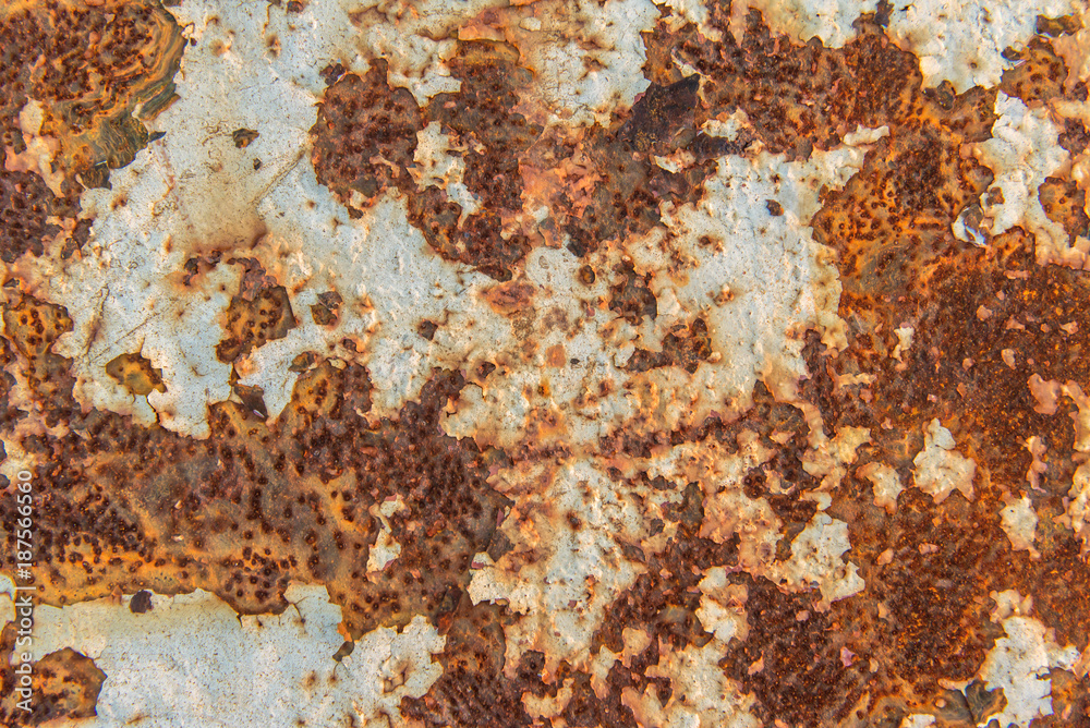 Rust texture as metal plate background Rust texture as metal plate background