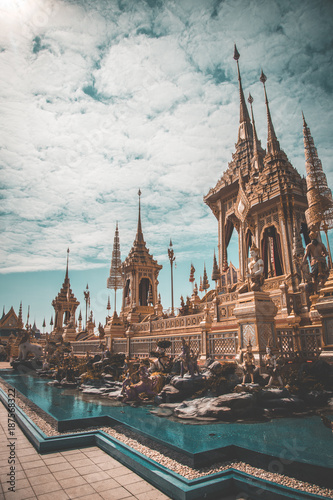 Canvas Print The Royal Crematorium in Bangkok, Thailand