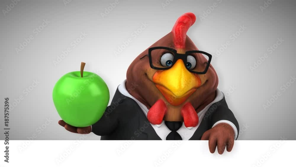 Fun chicken - 3D Animation Fun chicken - 3D Animation