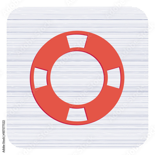 life buoy, icon isolated