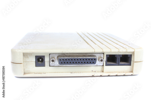 Obraz na płótnie Old Modem Connections