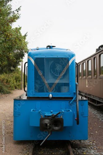 blaue diesel rangierlok  © creativix_