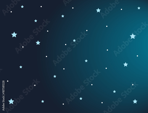 abstract night blue background space star