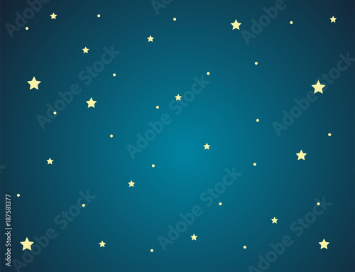 abstract night blue background space star