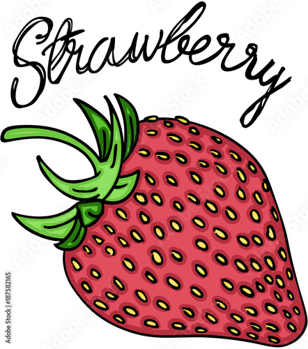 Sweet red strawberry
