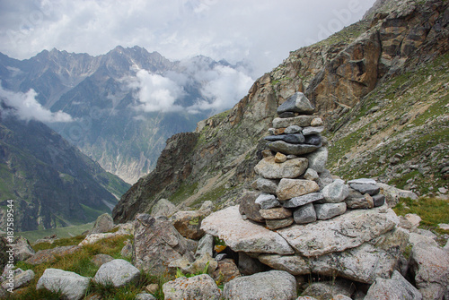 stones architecture in mountains Russian Federation, Caucasus, July 2012 © LIGHTFIELD STUDIOS
