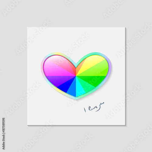 Valentine's Day congratulation.