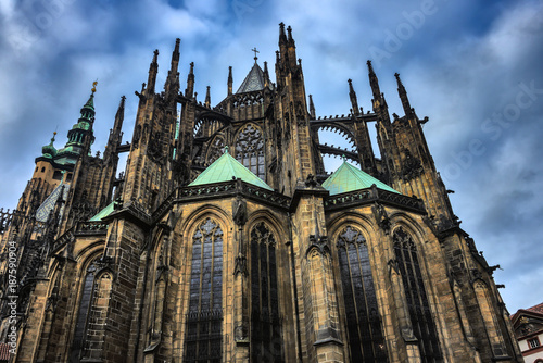 Veitsdom in Prag, Rückansicht