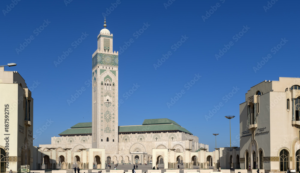 Moschee Hassan II Casablanca  Panorama