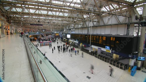 Waterloo Station Timelapse photo