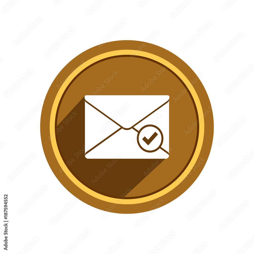 Mail icon. Vector Illustration