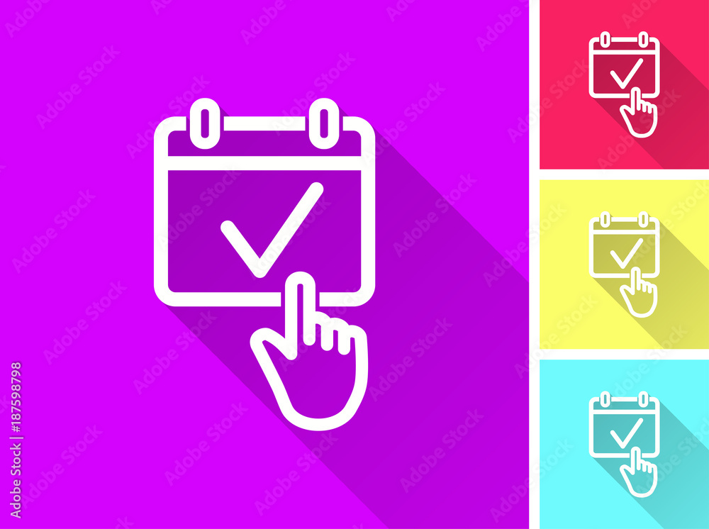 Calendar - vector icon. Calendar - vector icon.