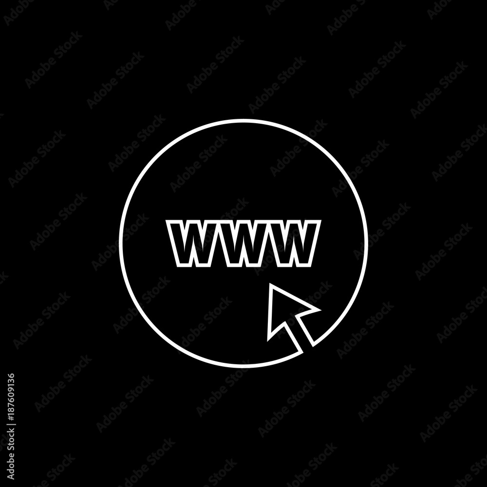Internet vector icon