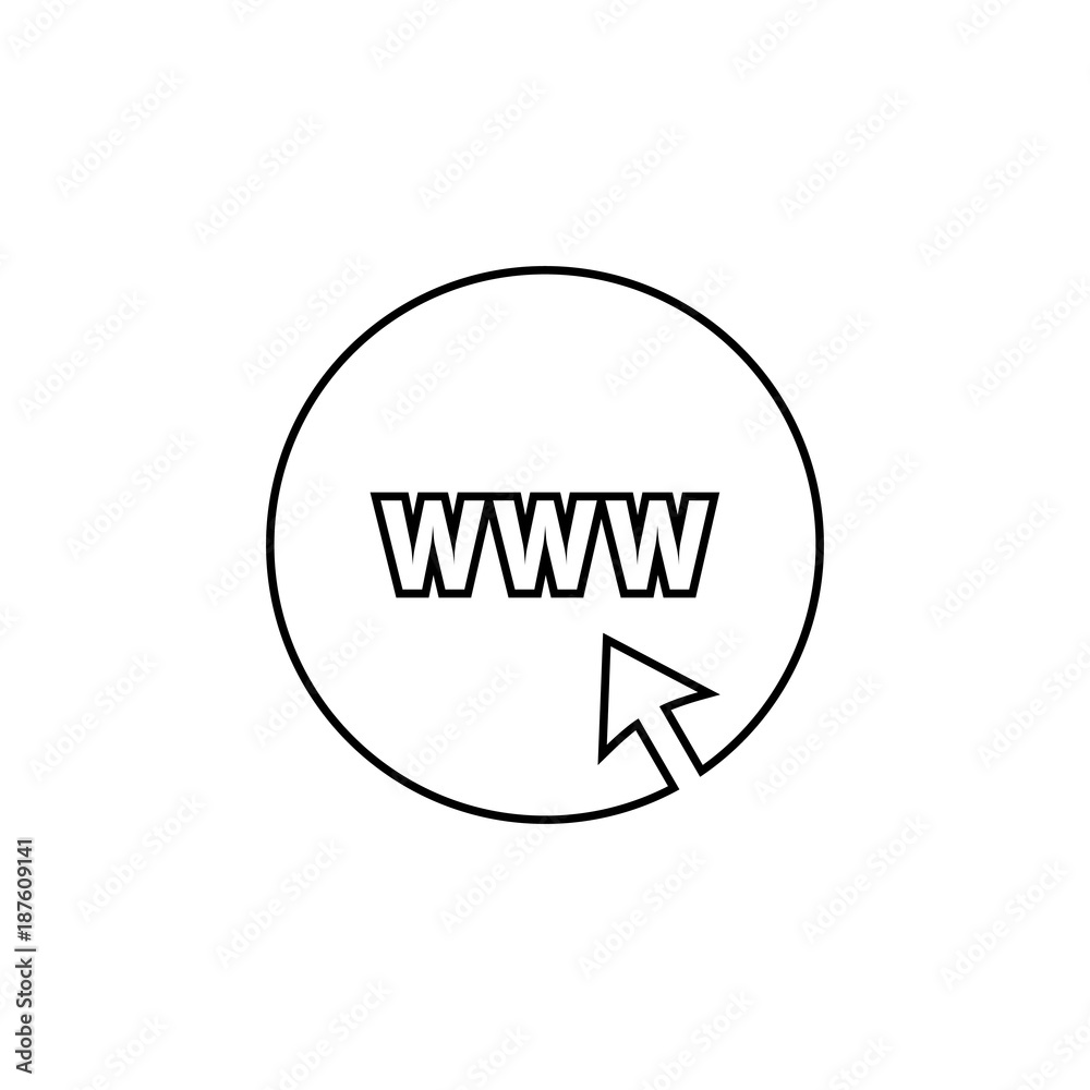 Internet vector icon