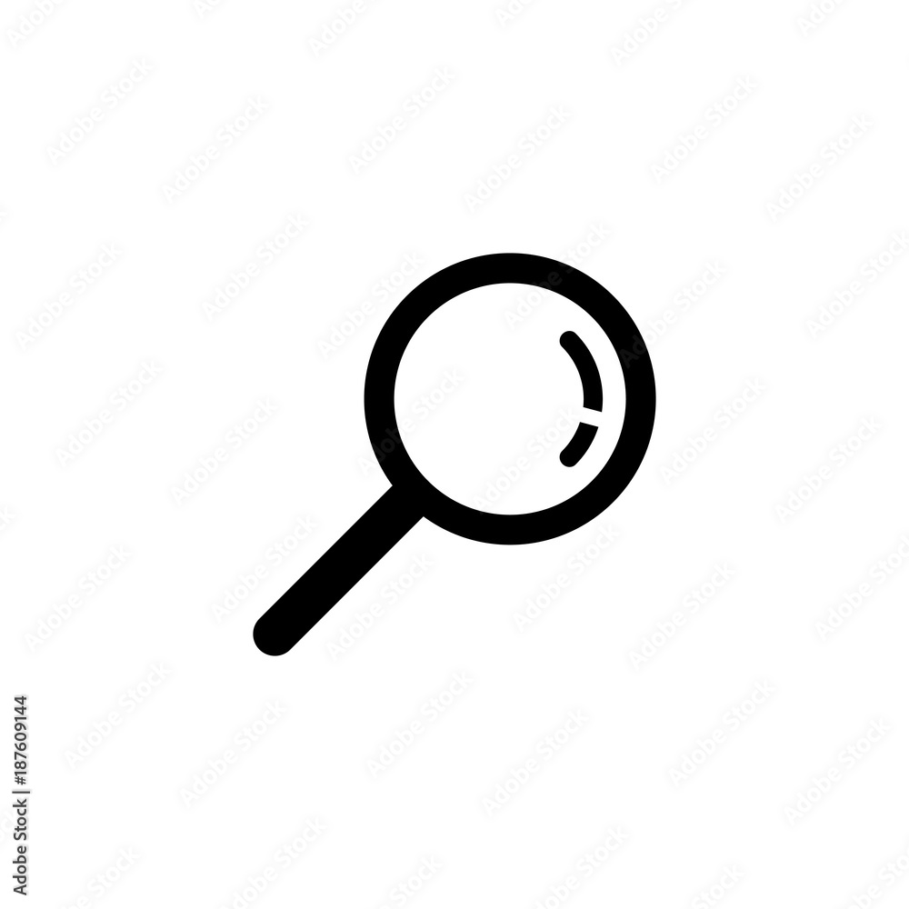 Magnifier vector icon Magnifier vector icon