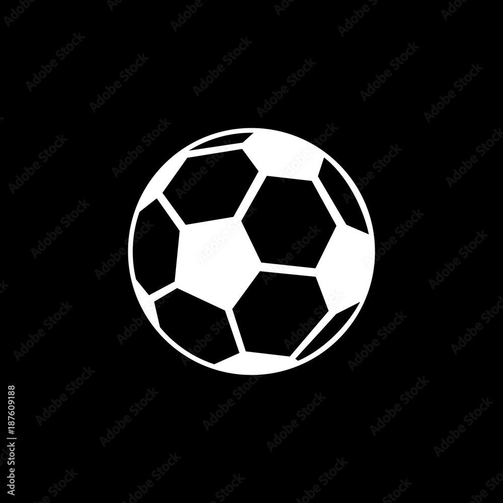 Obraz premium Piłka nożna wektor ikona