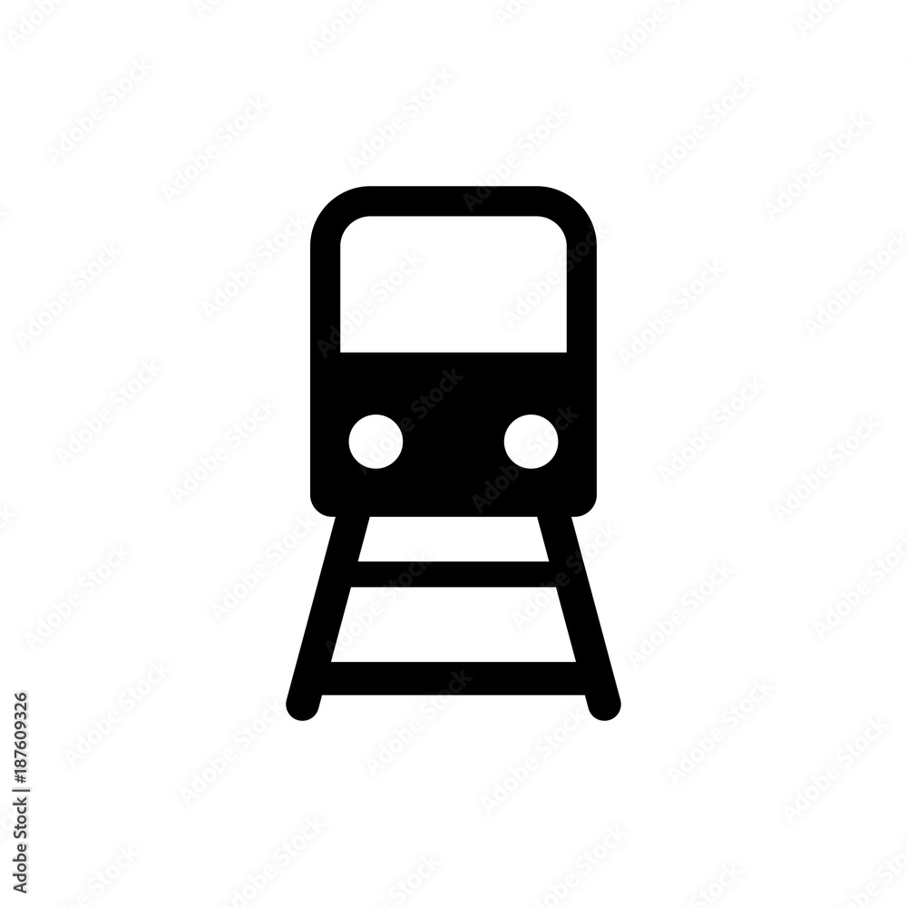 Underground train vector icon